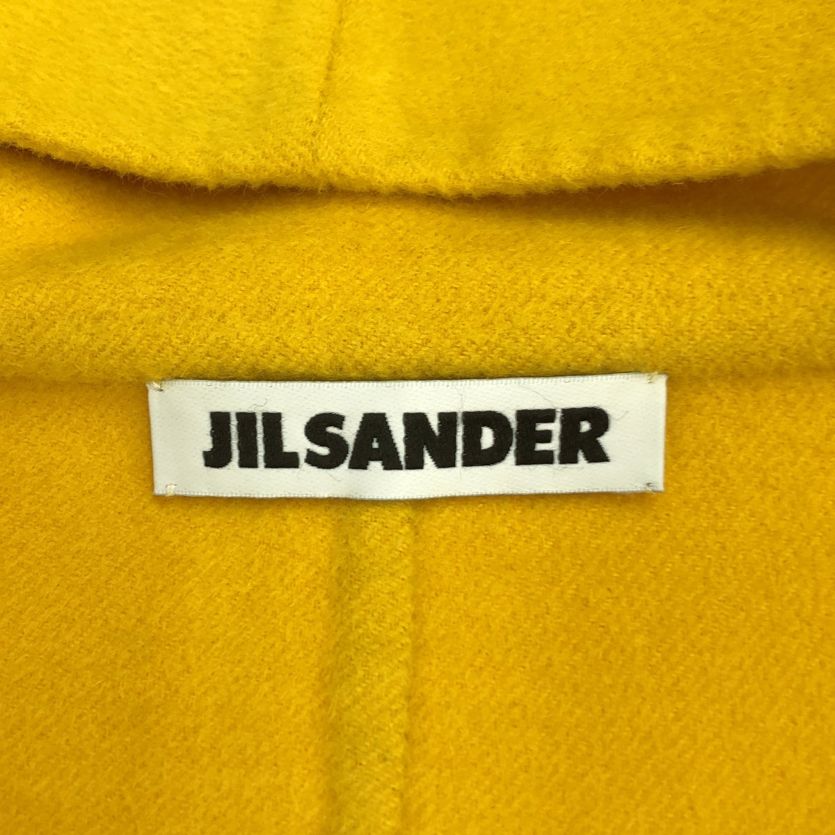 JIL SANDER / 질산더 | 앙골라 울 푸드 롱 코트 | 36 | 옐로우 | 여성