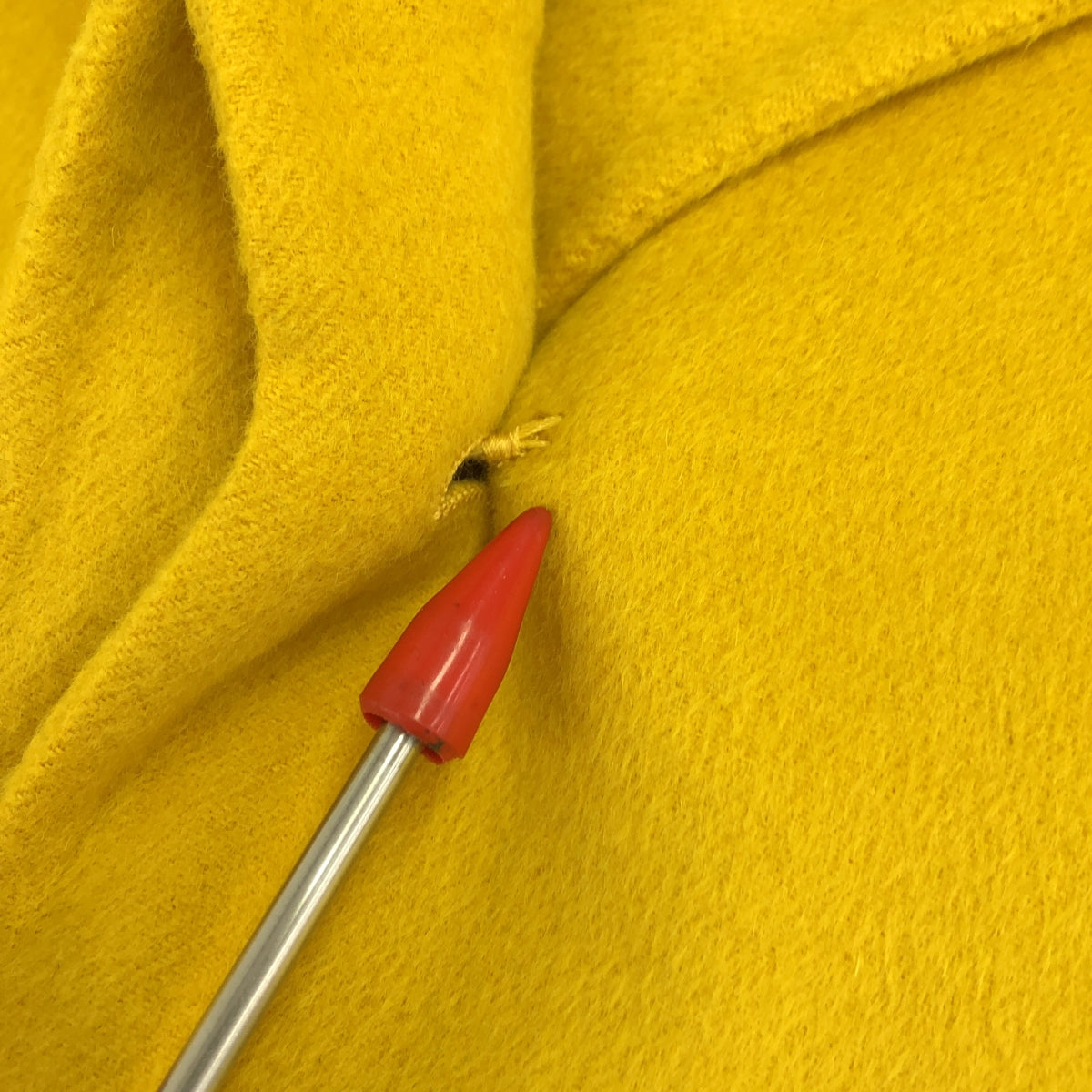 JIL SANDER / 질산더 | 앙골라 울 푸드 롱 코트 | 36 | 옐로우 | 여성