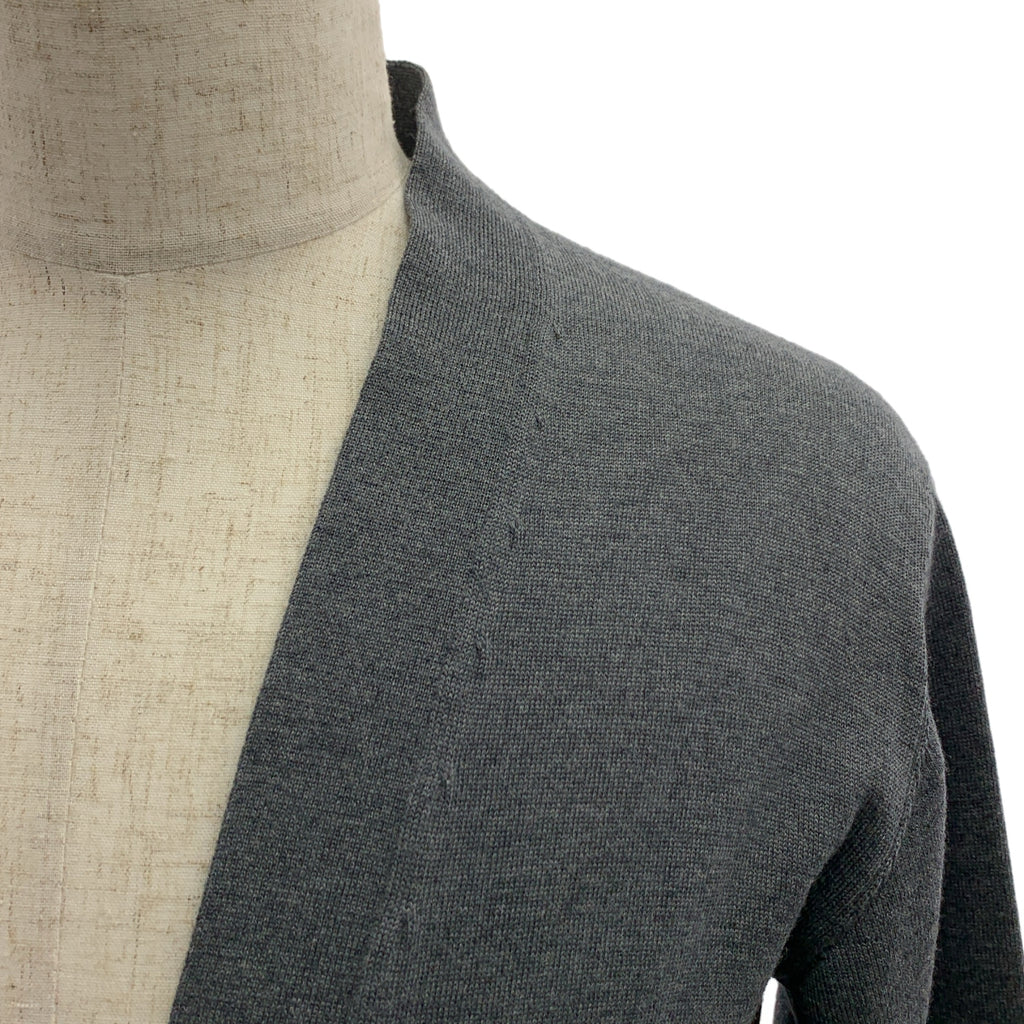 ROBERTO COLLINA | 羊毛無扣開襟衫 | 46碼 | 男士