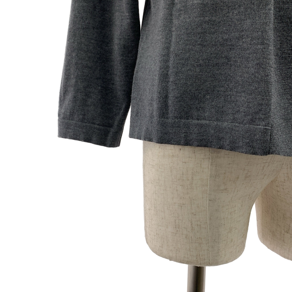 ROBERTO COLLINA | 羊毛無扣開襟衫 | 46碼 | 男士