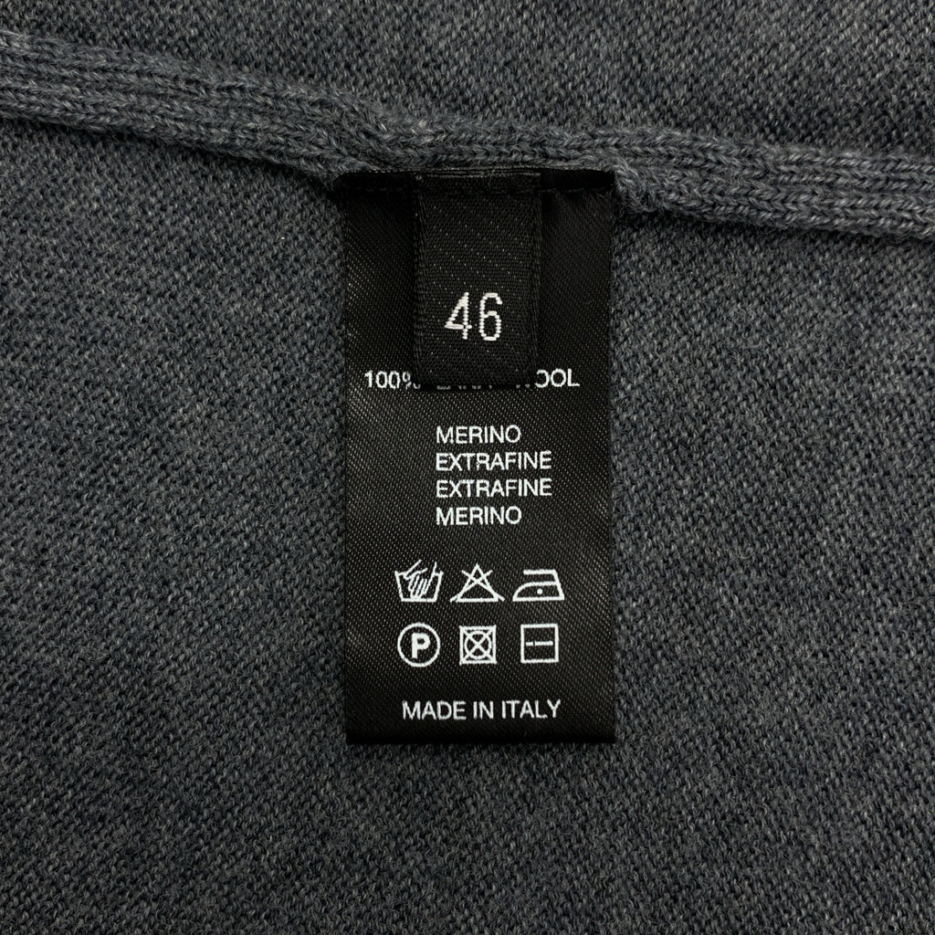 ROBERTO COLLINA | 羊毛無扣開襟衫 | 46碼 | 男士