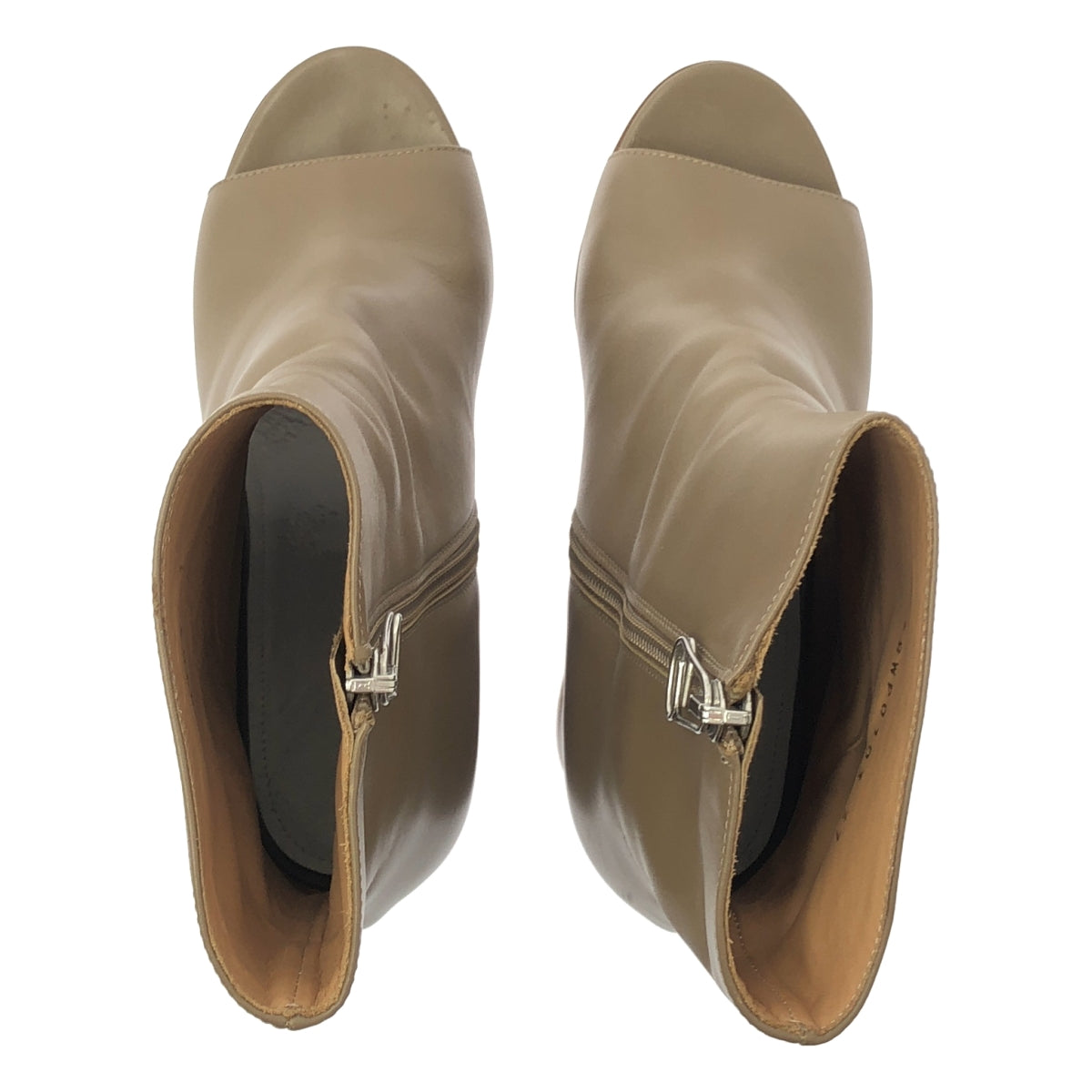 Maison Margiela | 巴黎時裝週露趾高跟靴 |尺寸 37 |坯布|女性的