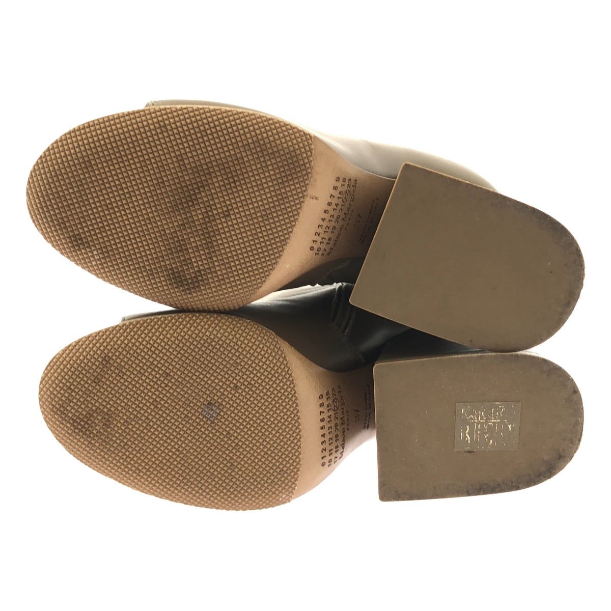Maison Margiela | 巴黎時裝週露趾高跟靴 |尺寸 37 |坯布|女性的