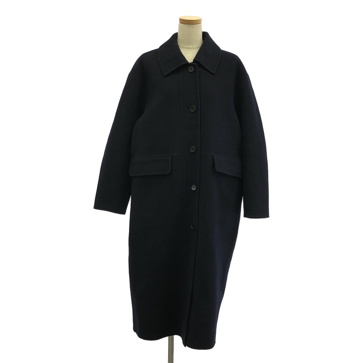 Ron Herman / ロンハーマン | Bal Collar Rever Coat ステンカラーコート | S | ネイビー | レディース