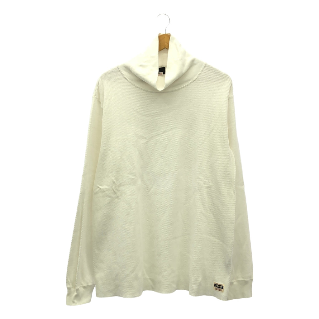 蕭特 / 鏡頭 |蜂巢高領 T 蜂巢高領 T 卹 | XXL |白色 |男士
