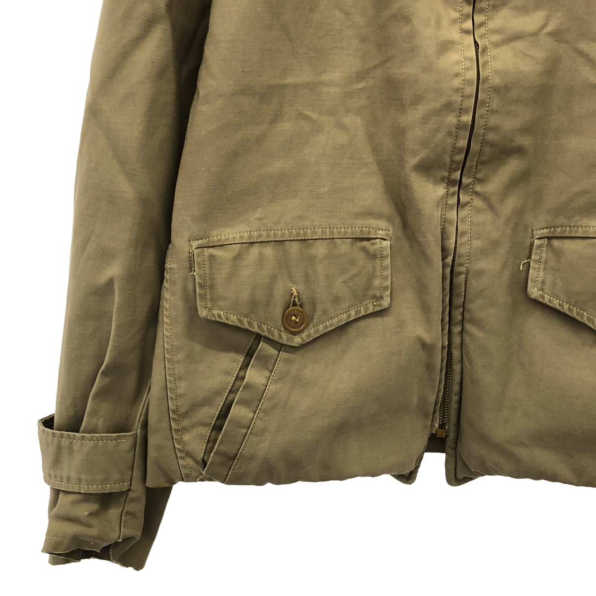 VINTAGE / Vintage clothing | Estimated 50s ~ Vintage zip-up flight jacket blouson | Beige | Men's