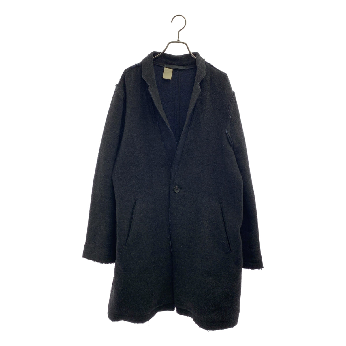 N.HOOLYWOOD / 엔 할리우드 | 울 혼합 더블 페이스 컷오프 체스터 코트 | 38 | 남성