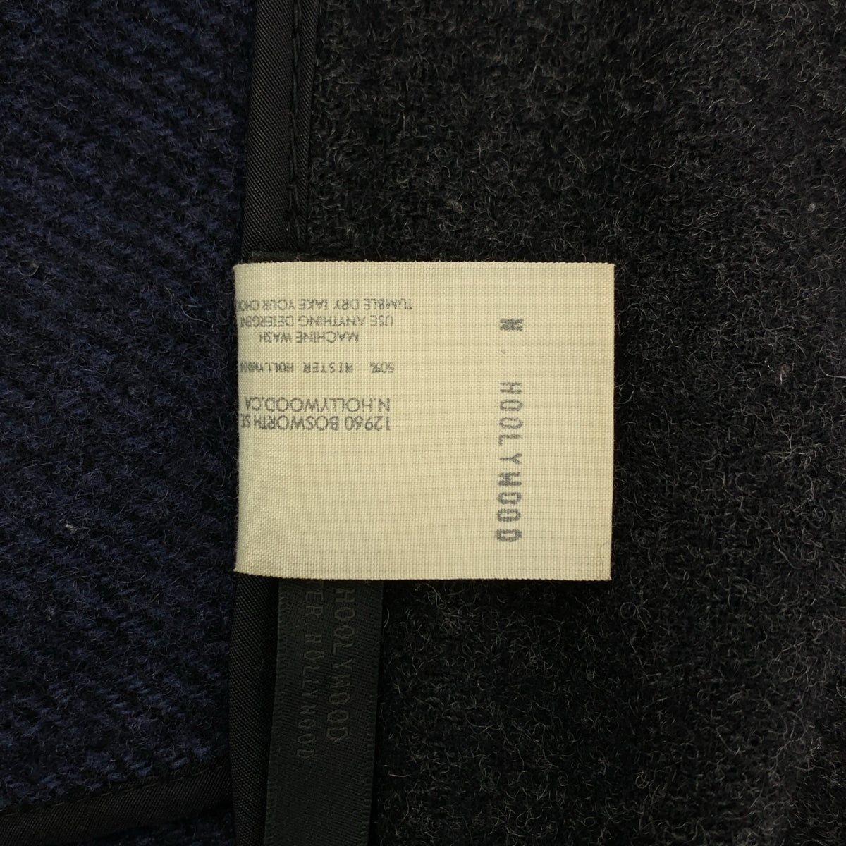 N.HOOLYWOOD / エヌハリウッド | ウール混 ダブルフェイス カットオフ チェスターコート | 38 | メンズ