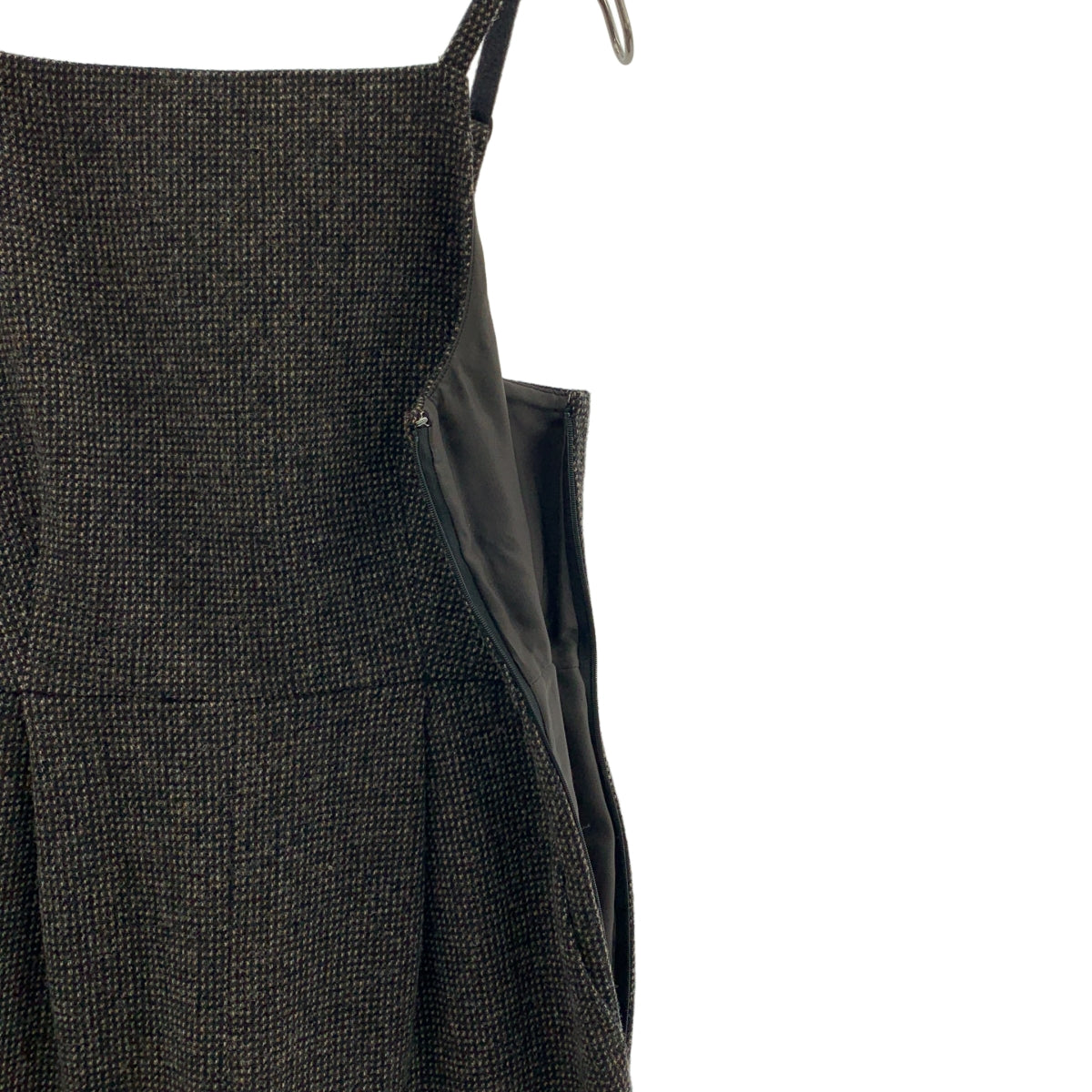 AURALEE / オーラリー | WOOL HAIRLINE LIGHT TWEED OVERALLS  ウール ヘアライン ライトツイード オーバーオール | 0 | レディース