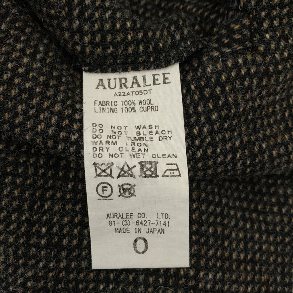 AURALEE | 羊毛細蕾絲輕薄斜紋布連身褲 | 女款 | 0 碼