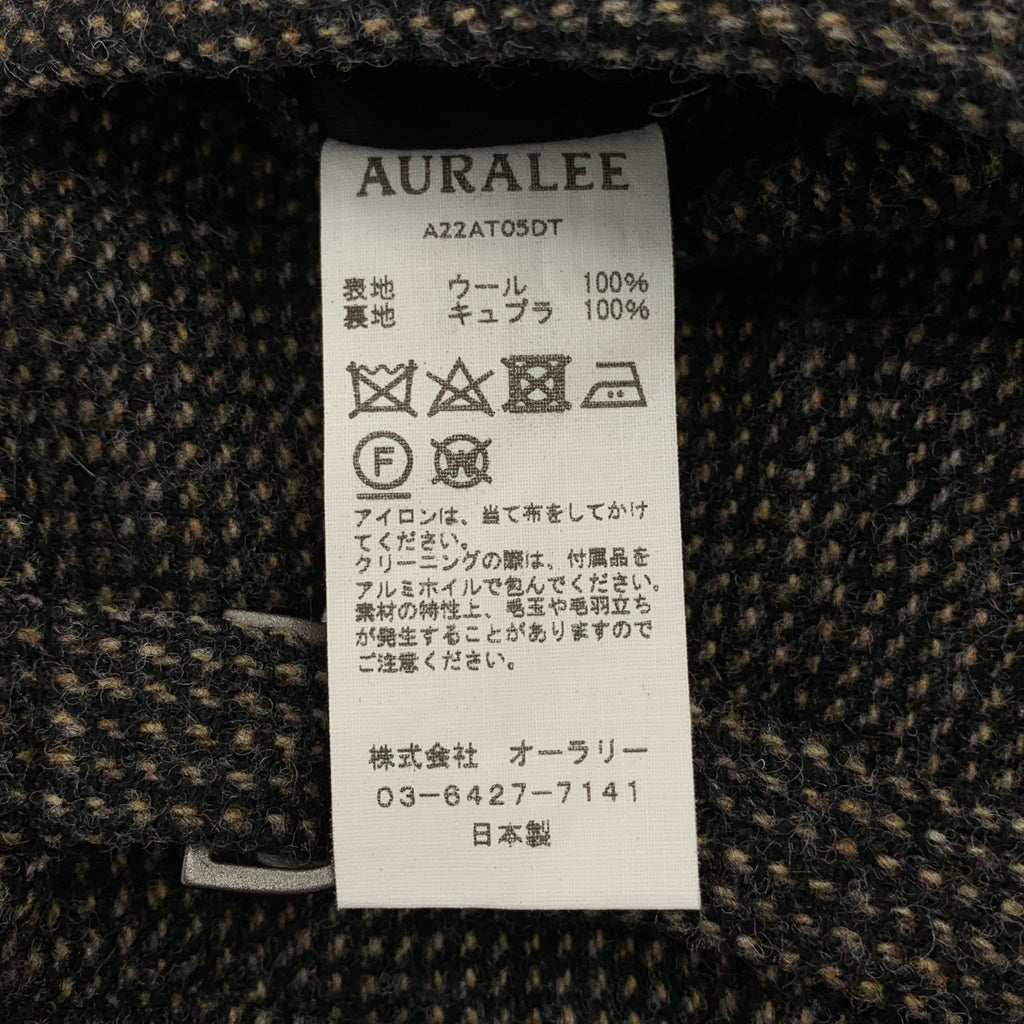 AURALEE | 羊毛細蕾絲輕薄斜紋布連身褲 | 女款 | 0 碼
