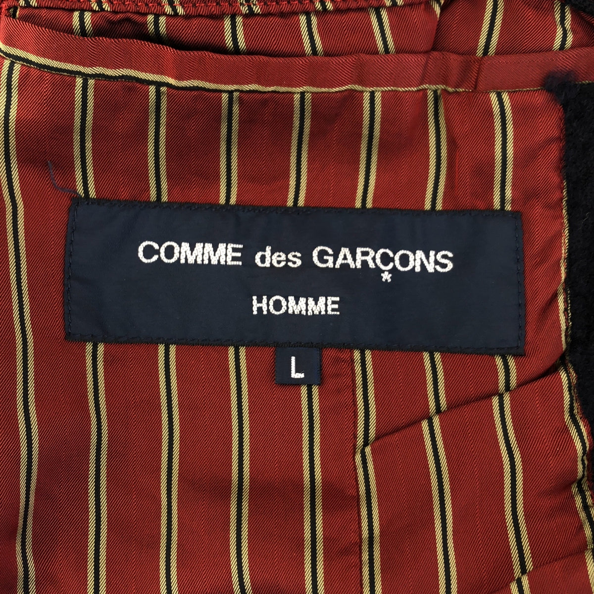 COMME des GARCONS HOMME / 컴데 갤슨 옴므 | SHRUNKEN WOOL JACKET / 3B 테일러드 재킷 | L | 남성