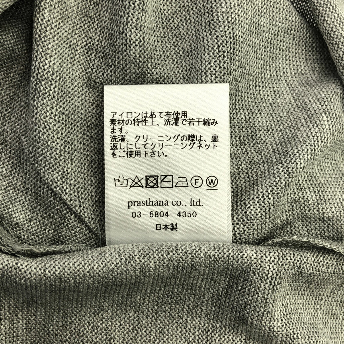 prasthana / 普拉斯塔納 |長無袖（人造絲針織）背心 | M |男士