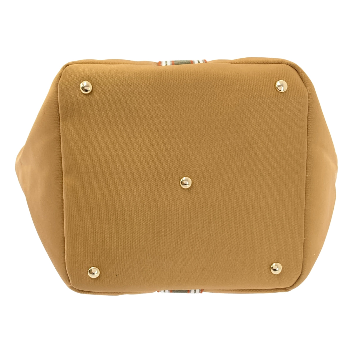 她的日程安排 | 皮革邊飾尼龍徽標手提包 |