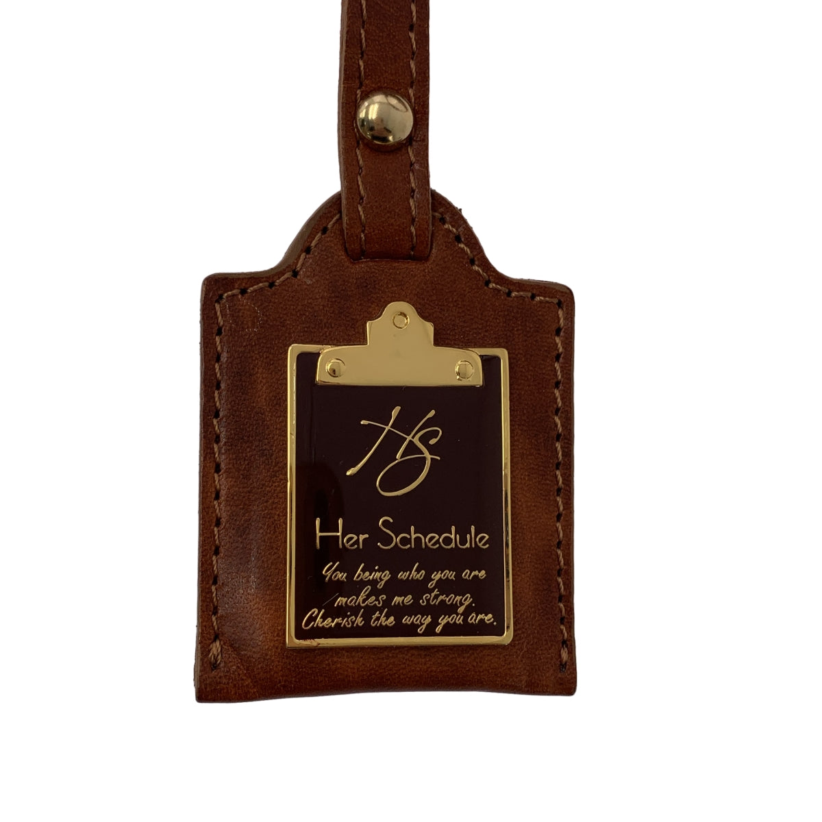 她的日程安排 | 皮革邊飾尼龍徽標手提包 |