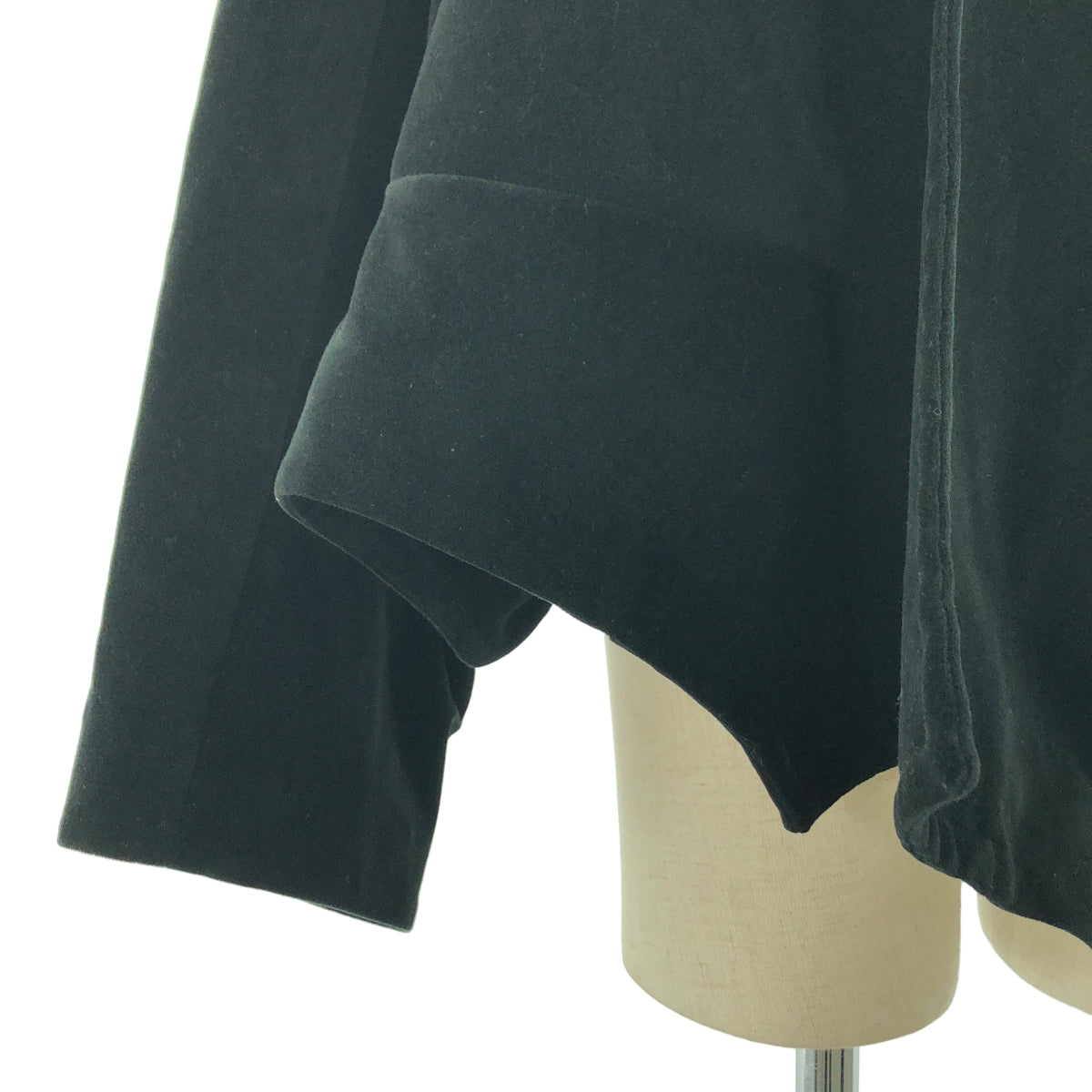 COMME des GARCONS COMME des GARCONS / 콤콤 | 2024AW | 벨루어 변형 비대칭 싱글 오버 재킷 / 퀼팅 총 안감 | M |