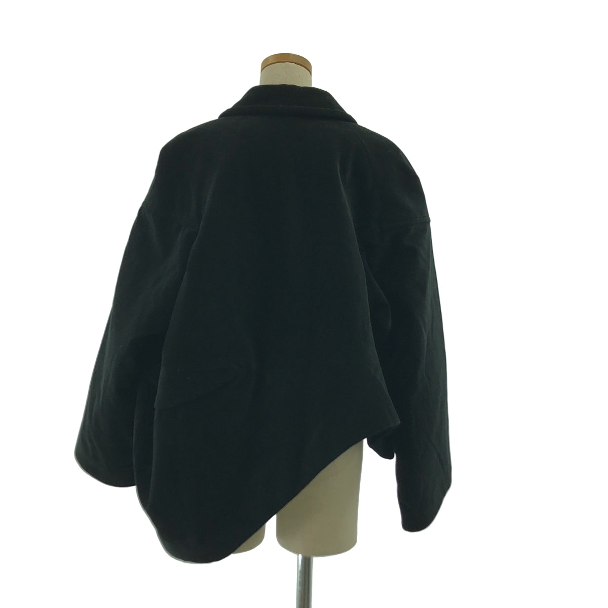 COMME des GARCONS COMME des GARCONS / 콤콤 | 2024AW | 벨루어 변형 비대칭 싱글 오버 재킷 / 퀼팅 총 안감 | M |