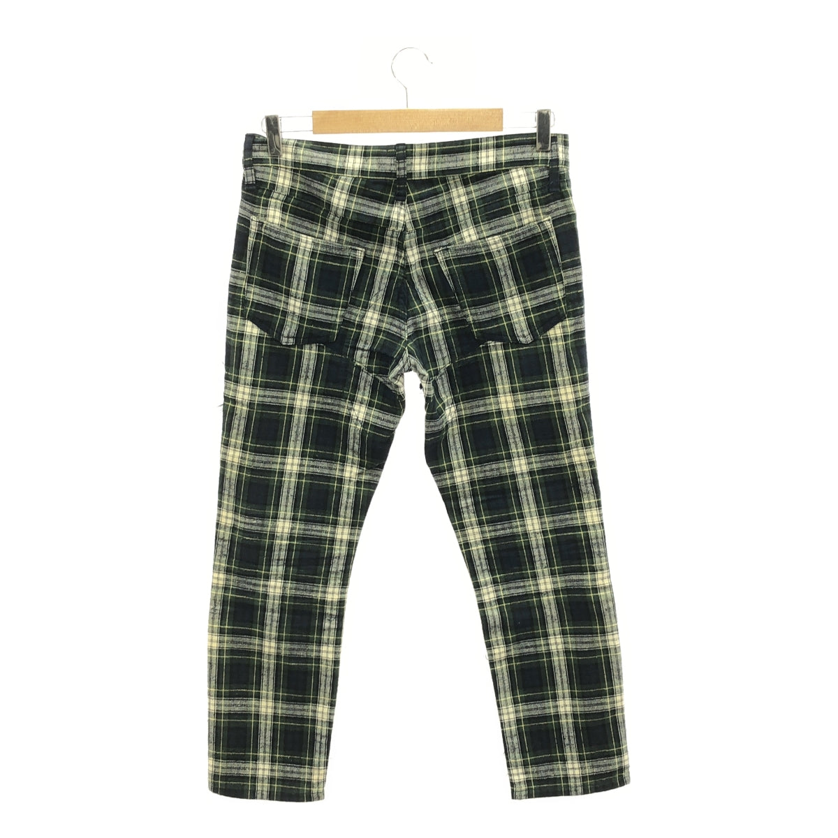 JUNYA WATANABE COMME des GARCONS / Junya Watanabe | Checked distressed tapered pants | XS | Women's