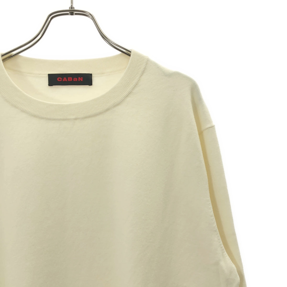 CABaN / キャバン | コットン カシミヤ プレーン クルーネック プル