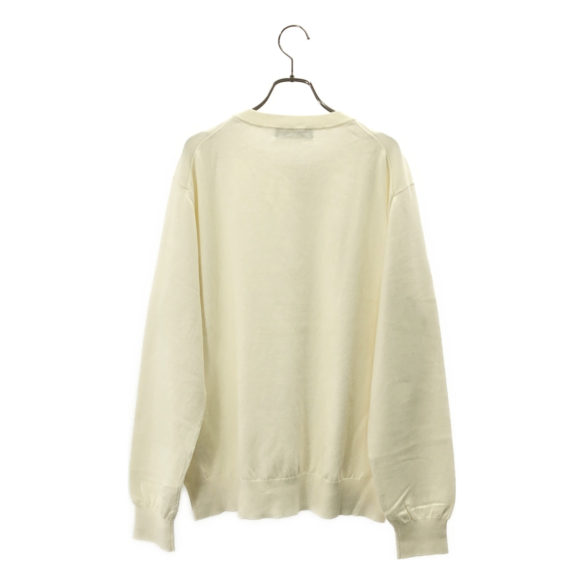 CABaN / キャバン | コットン カシミヤ プレーン クルーネック プルオーバー | L | メンズ