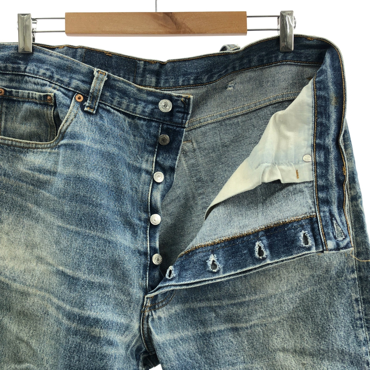 Levi's / 리바이스 | 1990s | 501XX 버튼 뒷면 522 데님 팬츠 | W40 L32 | 남성