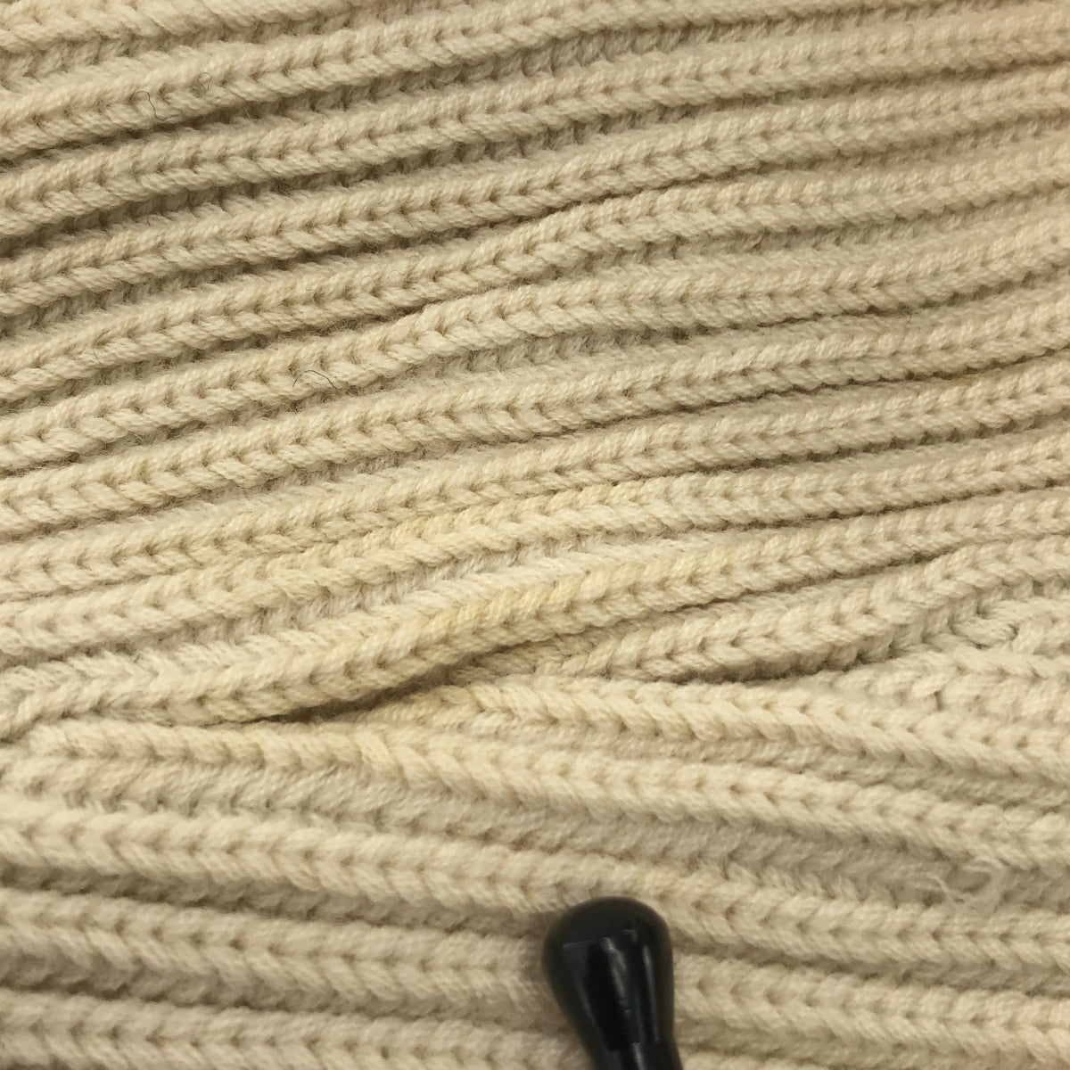 AURALEE / オーラリー | リブ ニット ショールカラー カーディガン | アイボリー | レディース