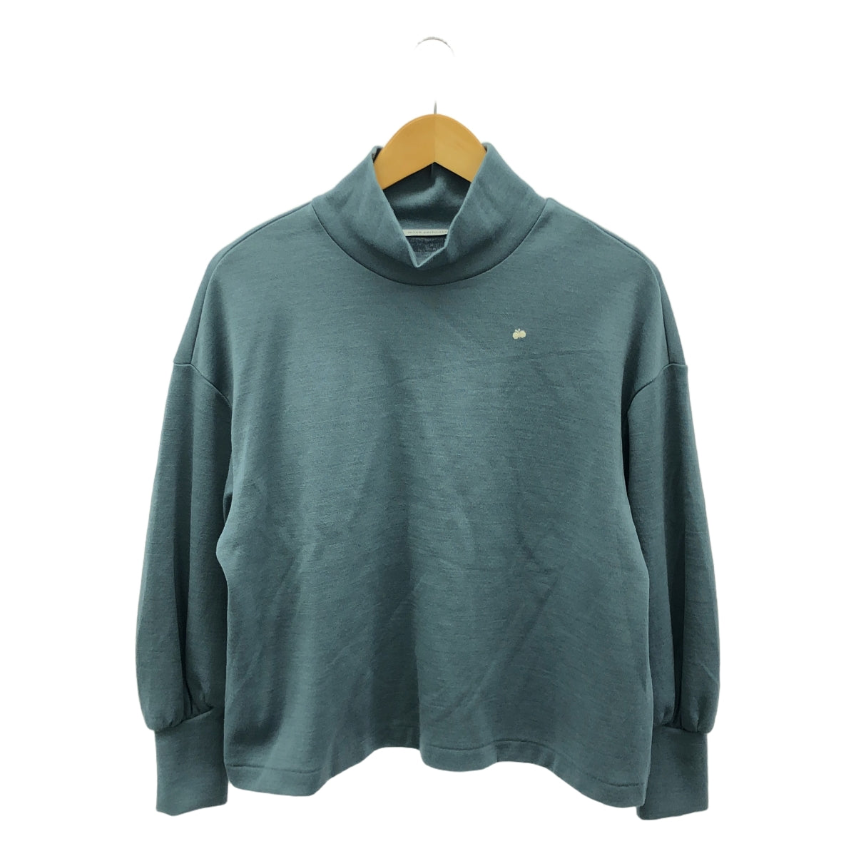 mina perhonen / mina perhonen | 2023-24 秋冬 | yukioto 羊毛高領剪裁與縫紉 | 36 | 藍色 | 女款