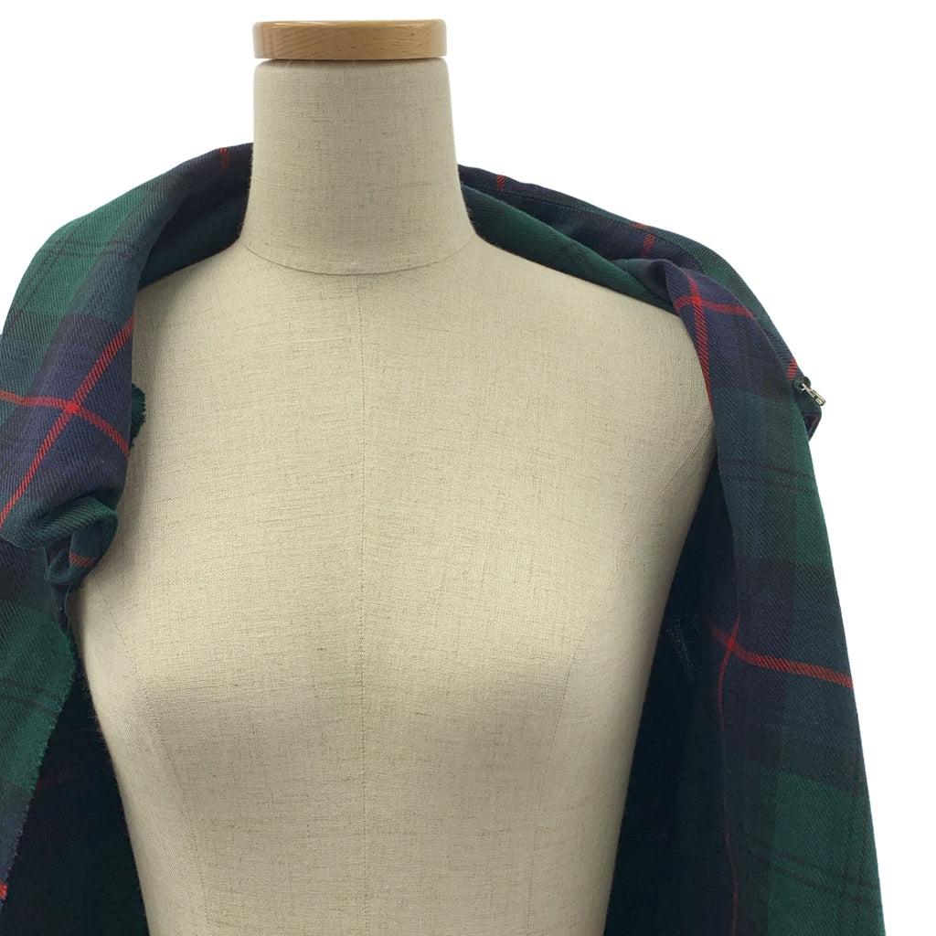 COMME des GARCONS / コムデギャルソン | 2006SS | チェック カットオフ ラウンドカラー ジャケット | S | レディース