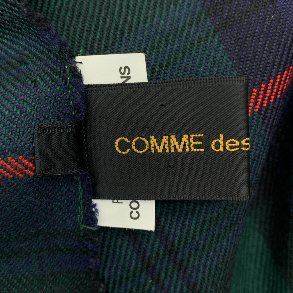 COMME des GARCONS / コムデギャルソン | 2006SS | チェック カットオフ ラウンドカラー ジャケット | S | レディース