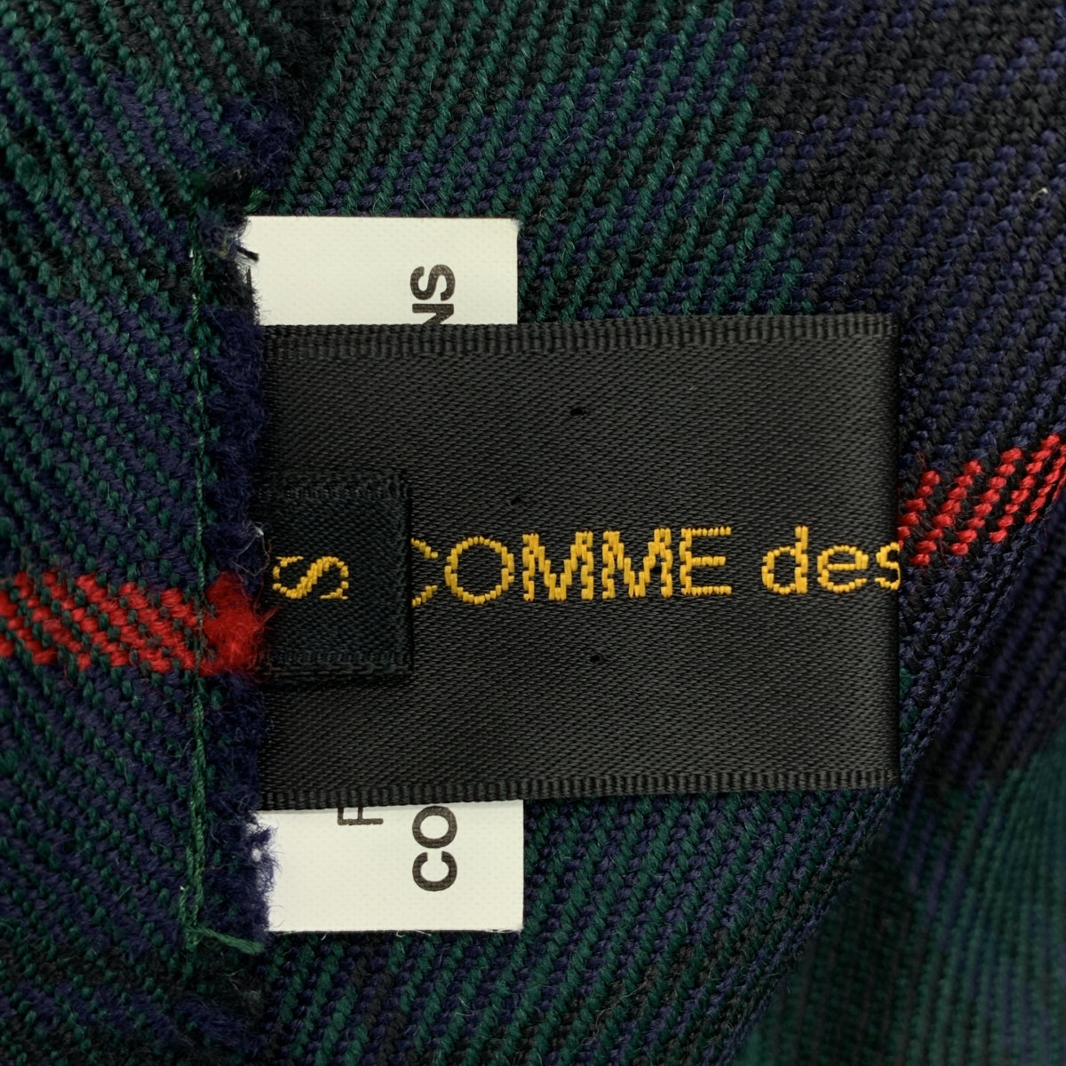 COMME des GARCONS / コムデギャルソン | 2006SS | チェック カットオフ ラウンドカラー ジャケット | S | レディース