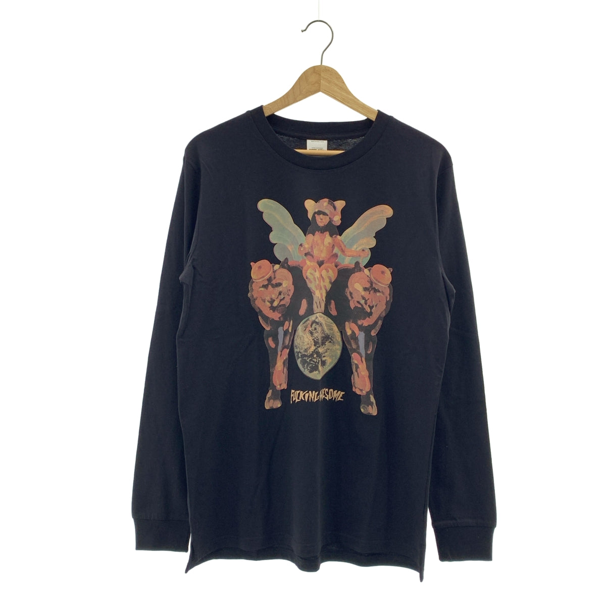 FUCKING AWESOME / 패킹 오삼 | 그래픽 인쇄 롱 슬리브 T 셔츠 | M | 남성
