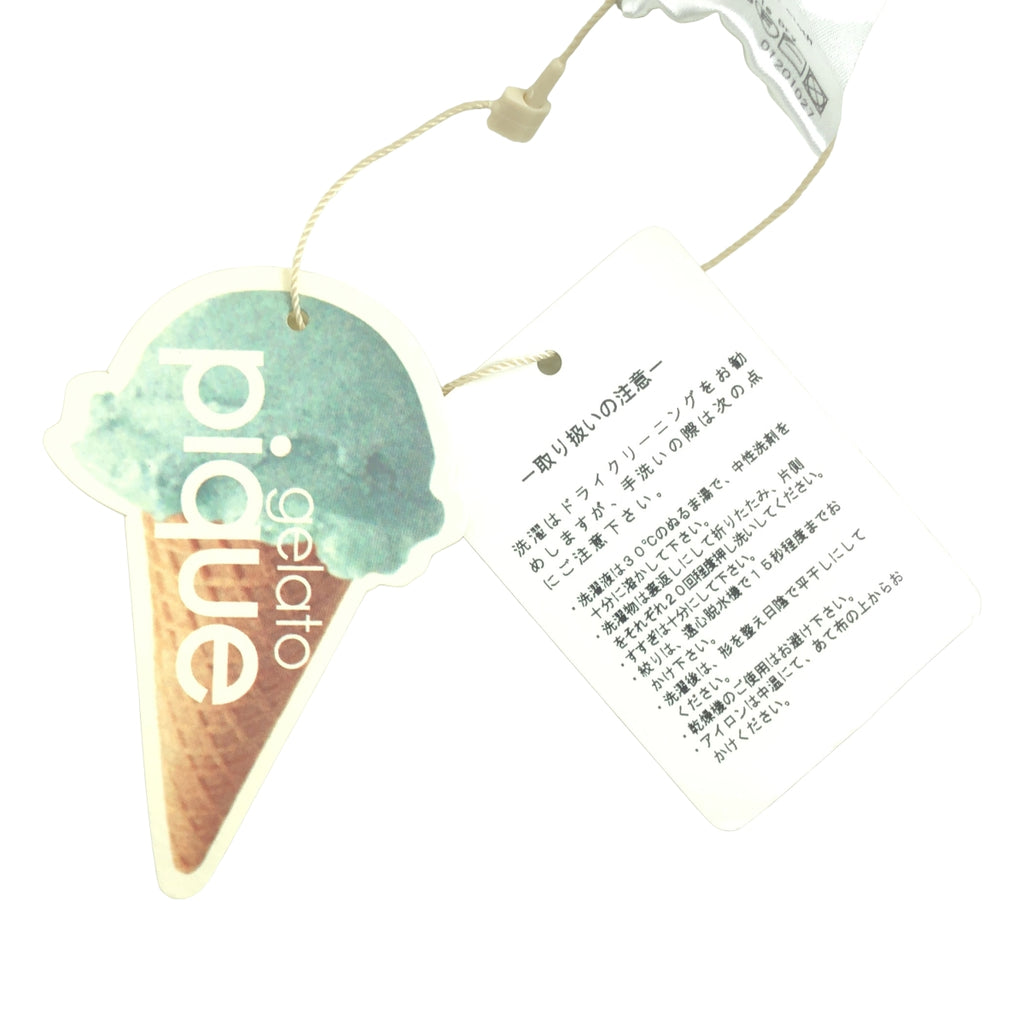 【美品】  gelato pique / ジェラート ピケ | クルーネック ロング プルオーバー / ルームウェア | F | ライトグリーン系 | レディース