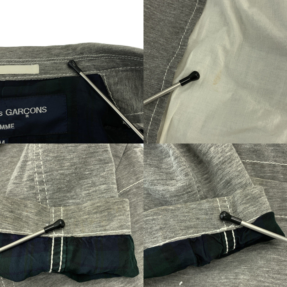 COMME des GARCONS HOMME / コムデギャルソンオム | 2012SS | コットン混 テーラードジャケット | M | メンズ