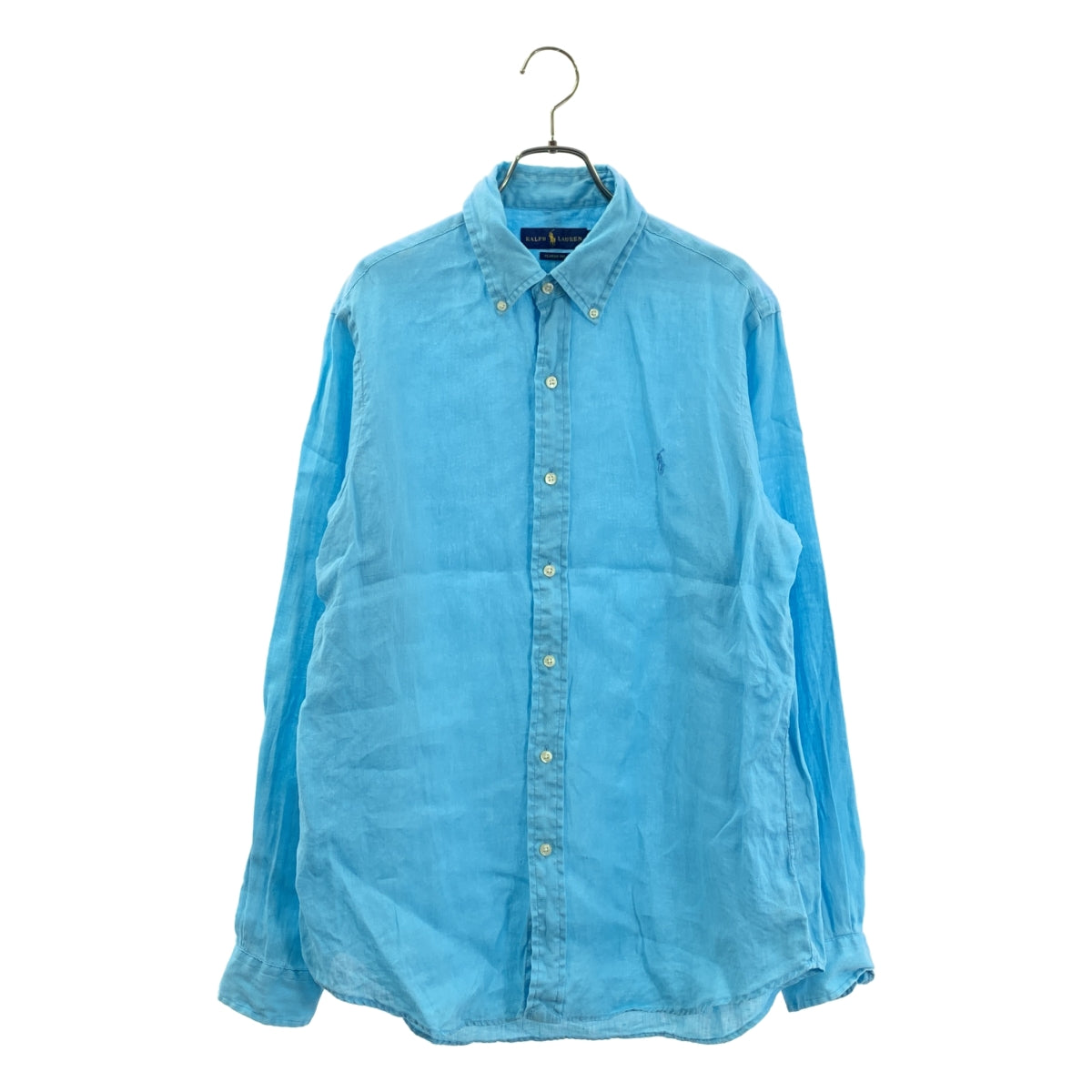 RALPH LAUREN / ラルフローレン | CLASSIC FIT リネン ボタンダウン シャツ | M | メンズ