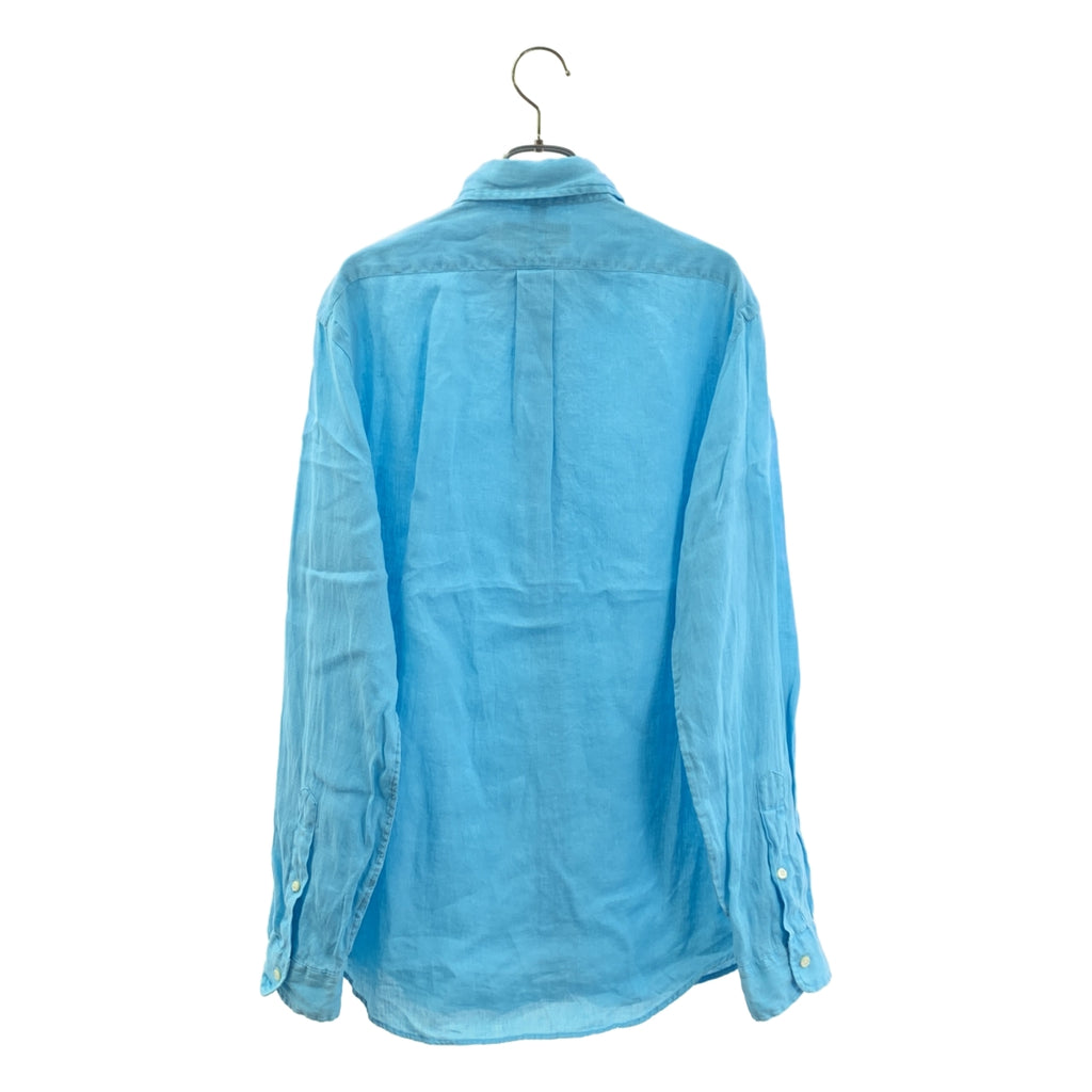 拉夫勞倫 | 經典亞麻紐扣襯衫 | M碼 | 男士