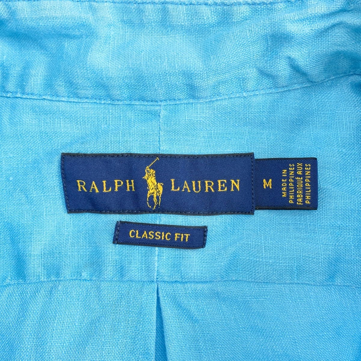 RALPH LAUREN / ラルフローレン | CLASSIC FIT リネン ボタンダウン シャツ | M | メンズ