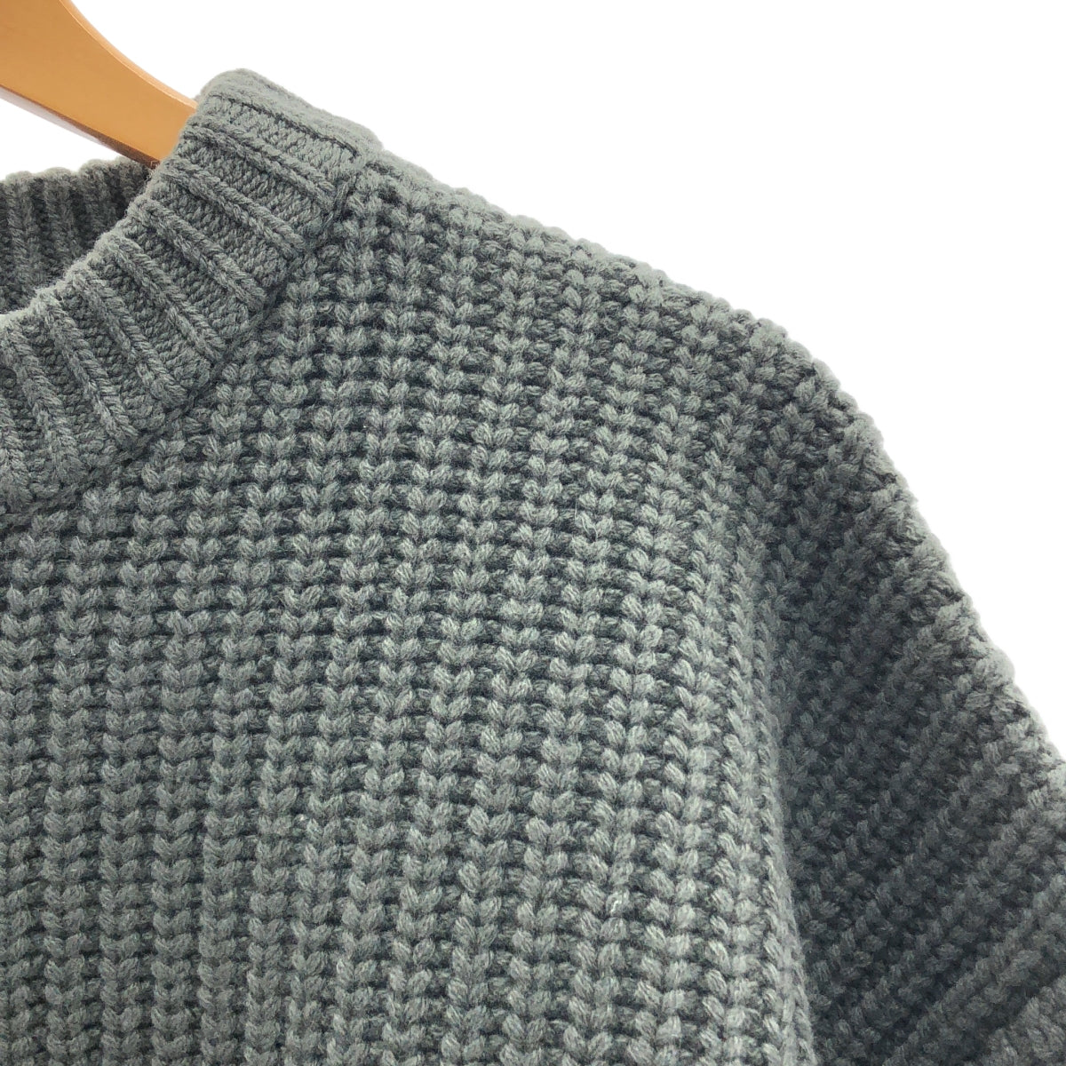 HYKE / 하이크 | RIBBED CROP TOP 리브 크롭드 니트 | 2 |