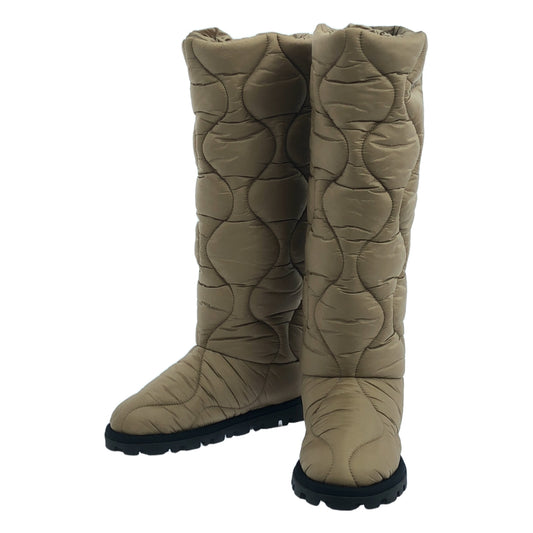 [New] miu miu / Miu Miu | Quilted long boots | 35 | COGNAC | Women's