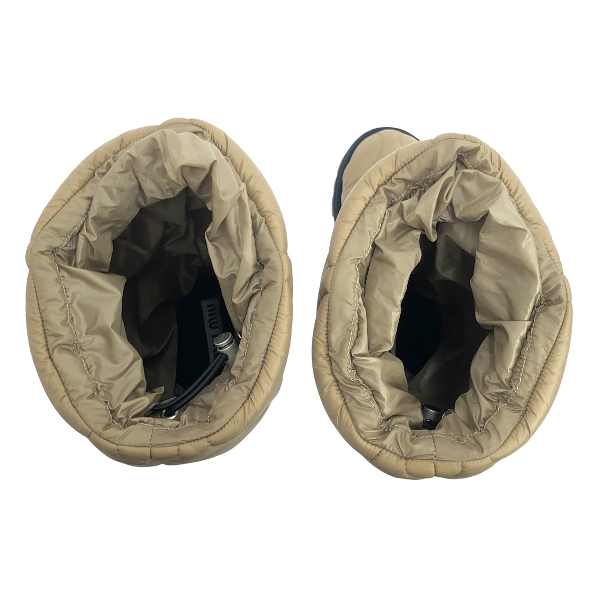 [New] miu miu / Miu Miu | Quilted long boots | 35 | COGNAC | Women's