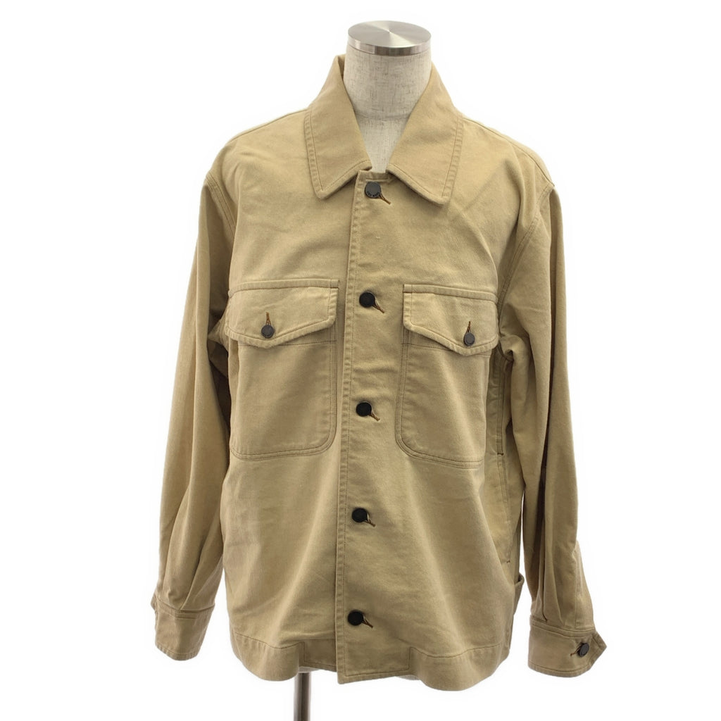 UMA WANG / 유마완 | 오버 실루엣 로고 버튼 재킷 | S | 남성