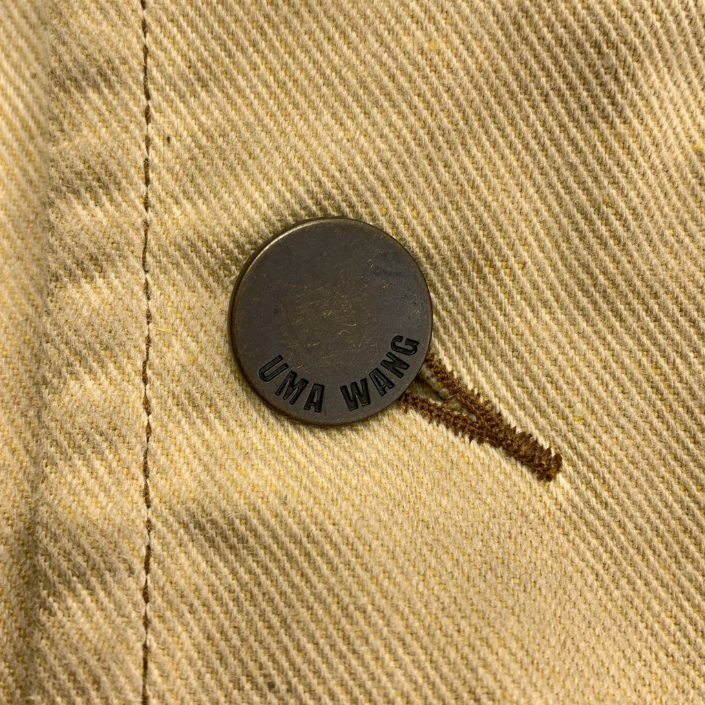 UMA WANG / 유마완 | 오버 실루엣 로고 버튼 재킷 | S | 남성