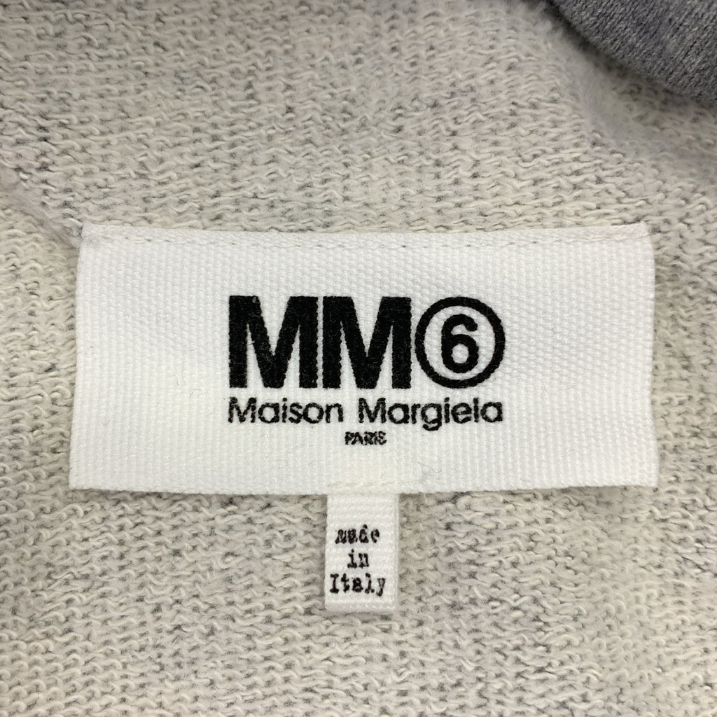 MM6 Maison Margiela / エムエムシックスメゾンマルジェラ | 2021AW | ロゴ刺しゅう オーバーサイズ フーディ プルオーバーパーカー | M | レディース