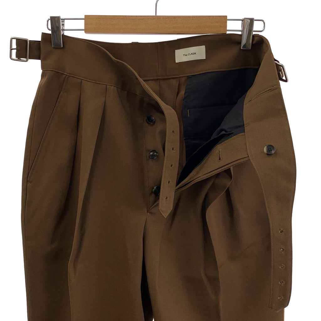 The CLASIK / ザ・クラシック | HIGH DENCE WOOL GABARDINE GURKHA TROUSER グルカ パンツ | 44 | メンズ