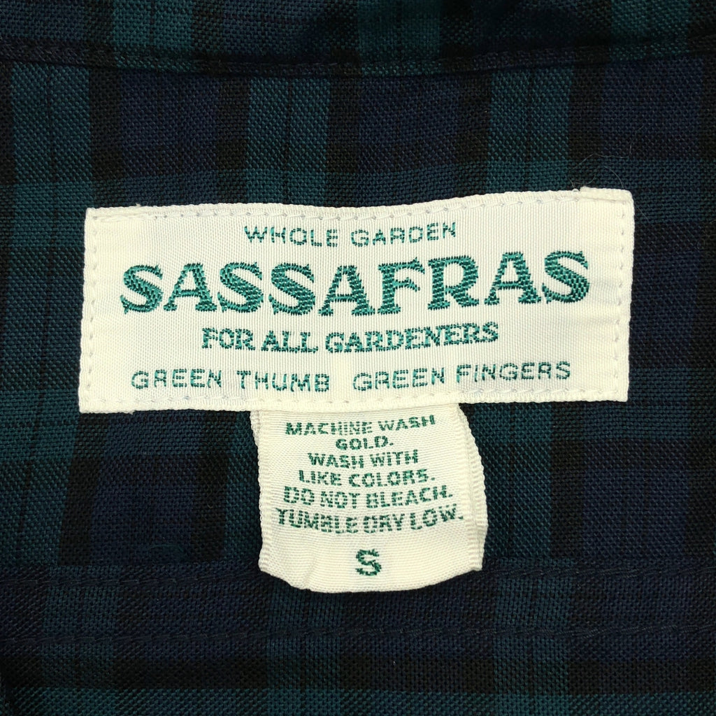 SASSAFRAS | 夜間園藝格紋襯衫 | S碼 | 男士