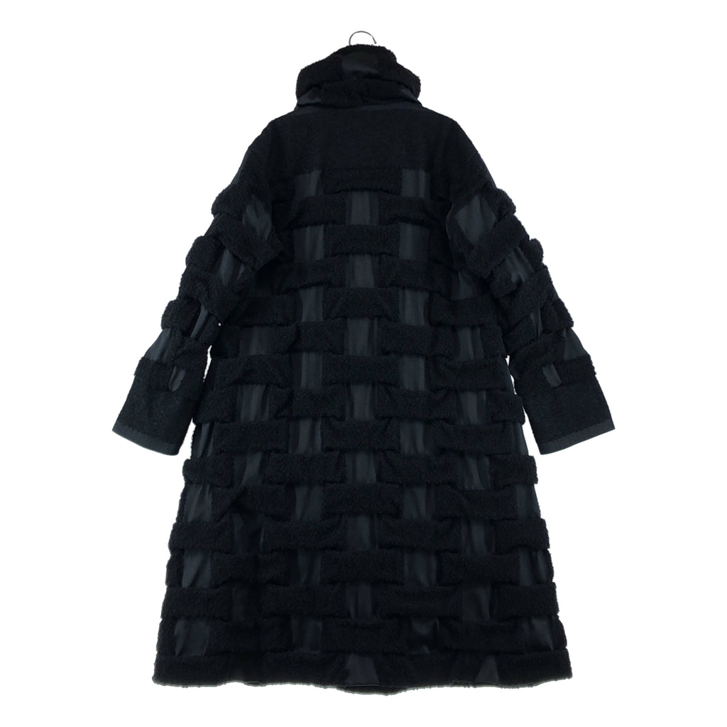 ISSEY MIYAKE / イッセイミヤケ | 2015AW | 異素材切替 3D織り コート | 3 | レディース