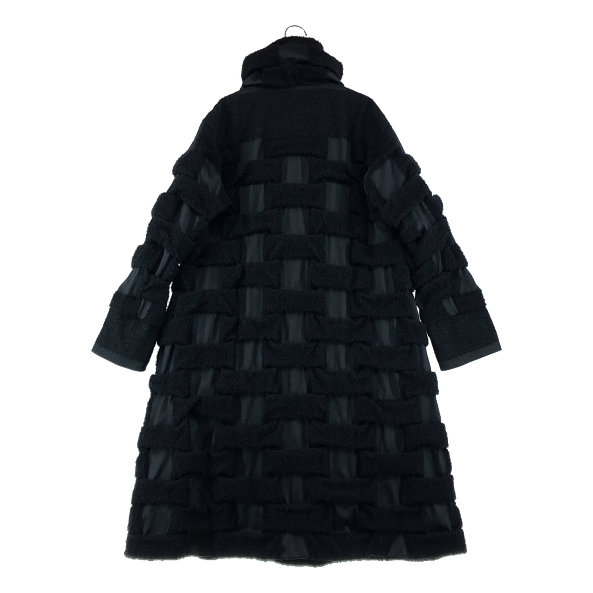 ISSEY MIYAKE / イッセイミヤケ | 2015AW | 異素材切替 3D織り コート | 3 | レディース