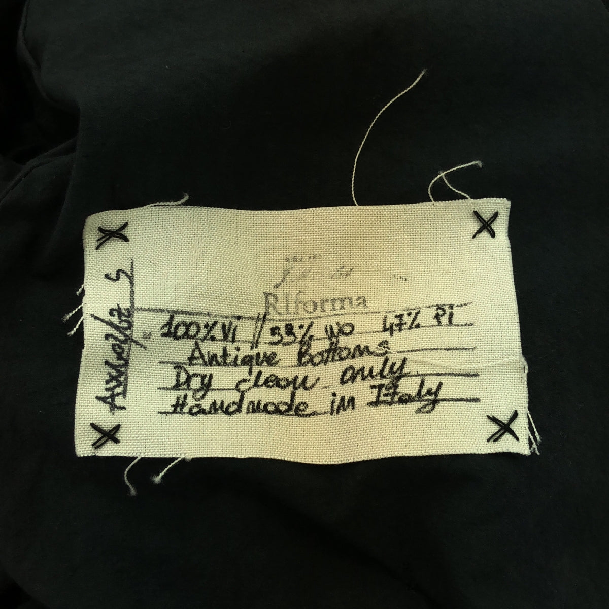 【美品】  ARCHIVIO J.M.Ribot / アルキビオジェイエムリボット | double jacket / 異素材 切替 ベロア ダブルブレストジャケット | S | black | メンズ