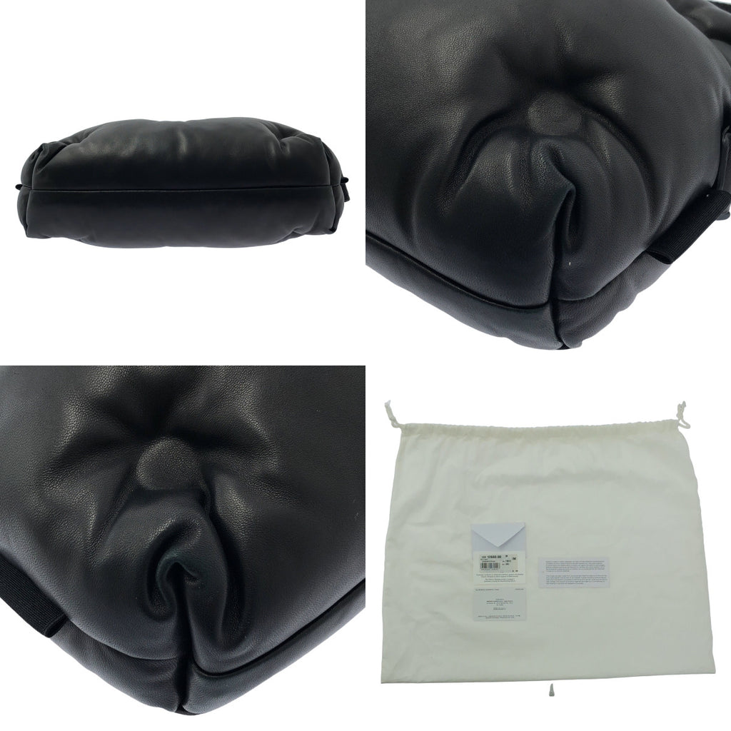 【美品】  Maison Margiela / メゾンマルジェラ | 2021AW | Glam Slam / グラムスラム ナッパレザー ロゴショルダー バッグ | UNI | ブラック | レディース