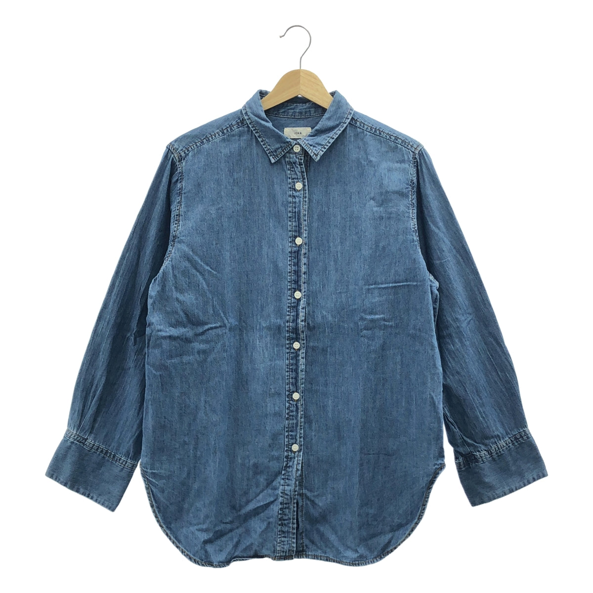 IENA | 2024SS | 輕盈牛仔基本款襯衫 | 尺寸 38 |