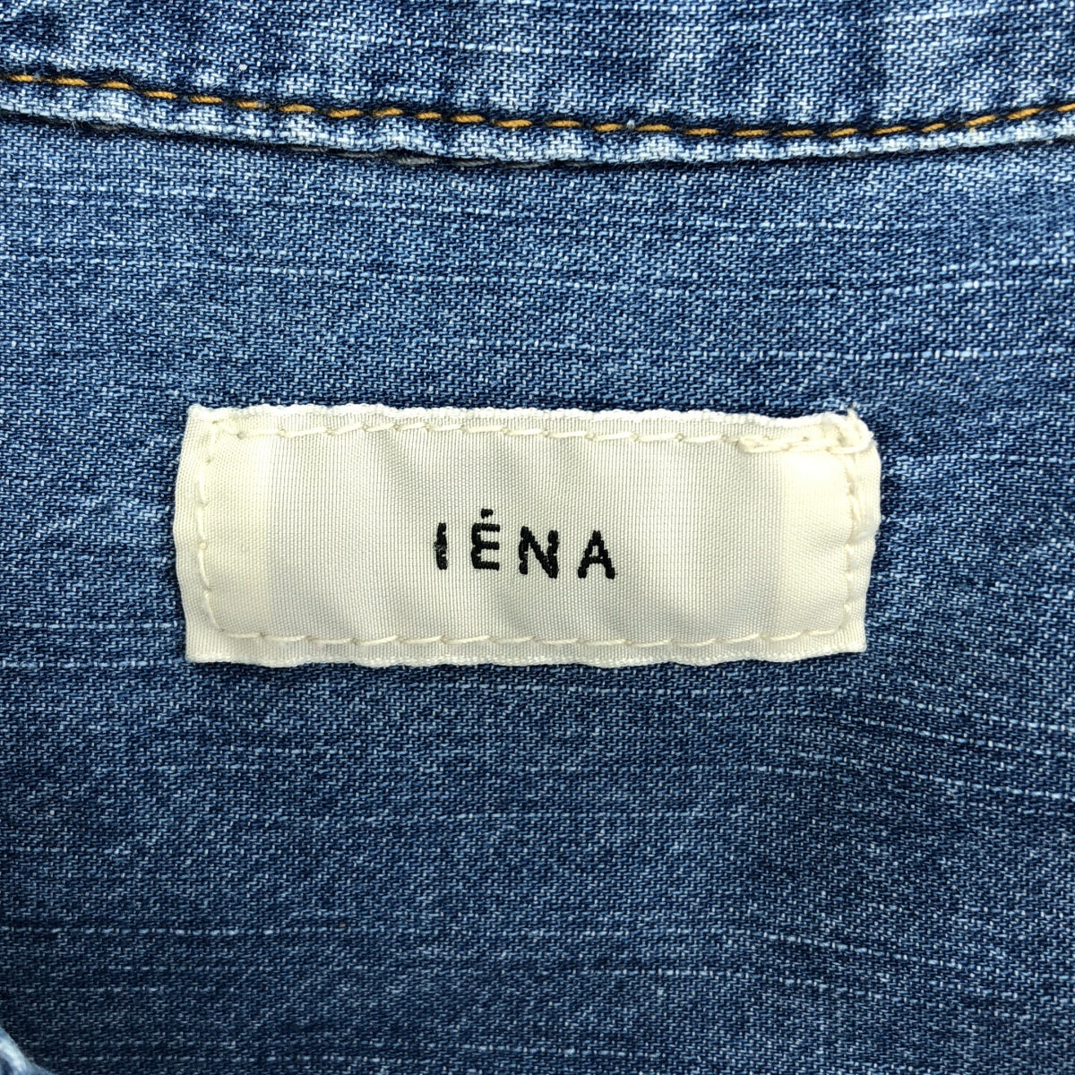 IENA / 예나 | 2024SS | 라이트 온스 데님 베이직 셔츠 | 38 |